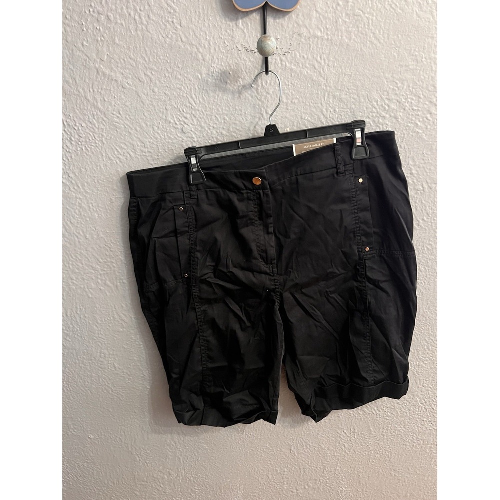 Chicos Cargo Shorts Black Size 2.5 Women